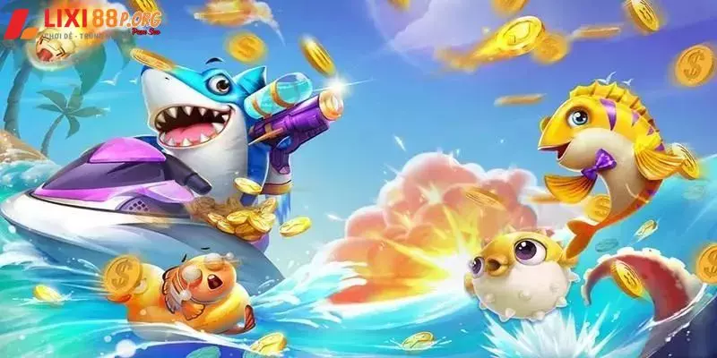 Đồ họa ấn tượng từ lần nhìn đầu trong bắn cá Lixi88